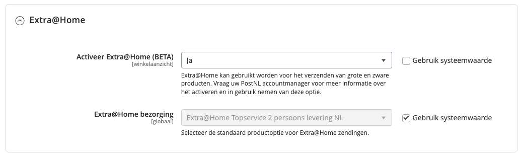 PostNL Extra@Home