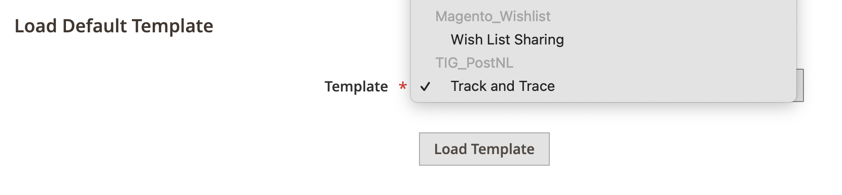 PostNL Track and Trace template