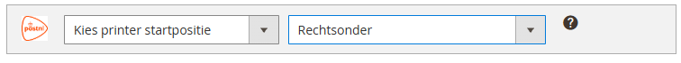 PostNL Magento 2 zendingen aanmaken printpositie selecteren Zendingen aanmaken printpositie selecteren